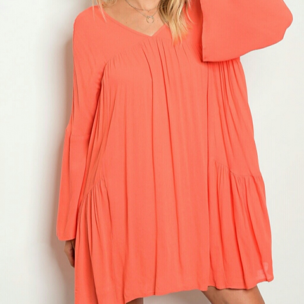 pretty coral dress size small